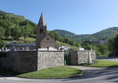 Village church in the mountains