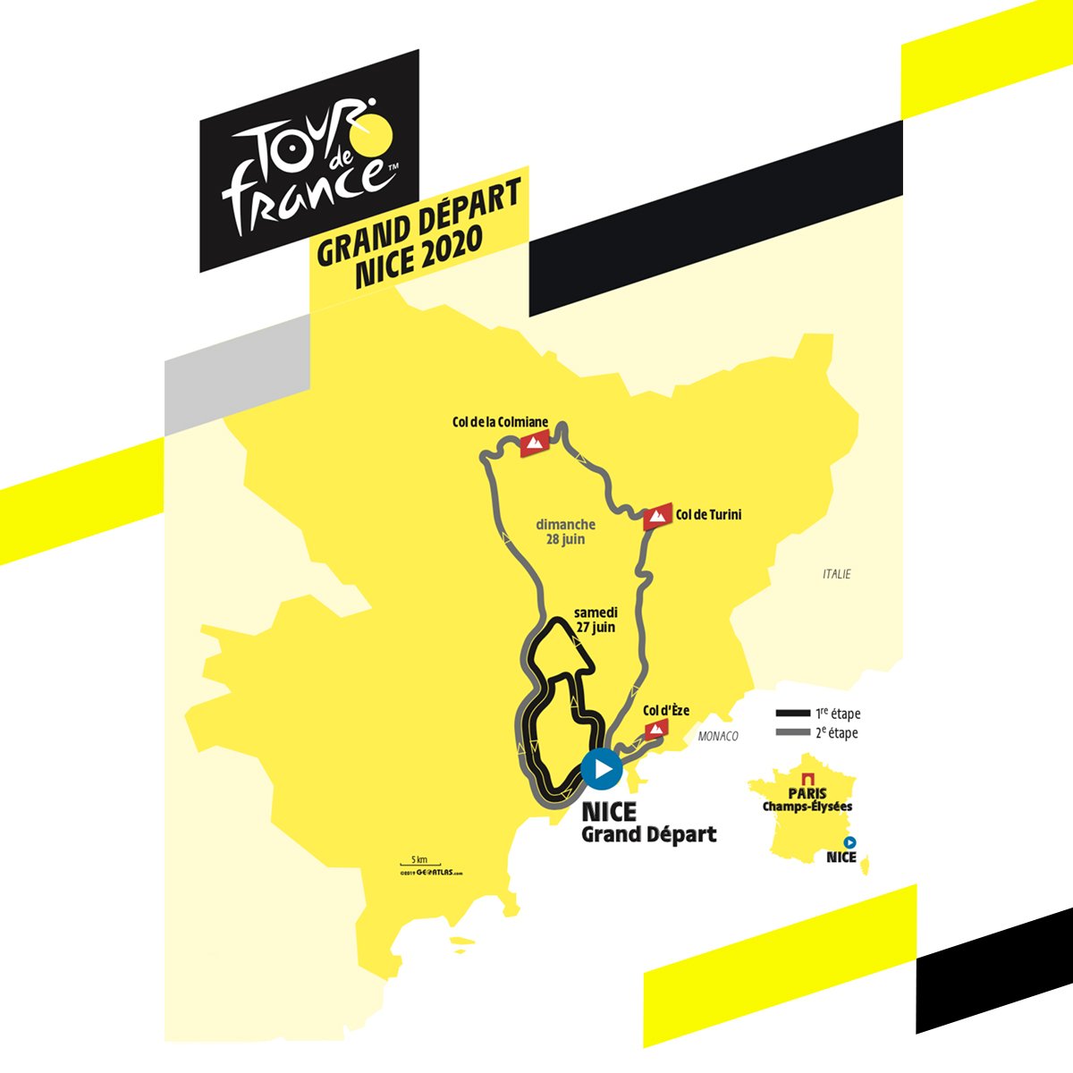 Etape tour de france 2020